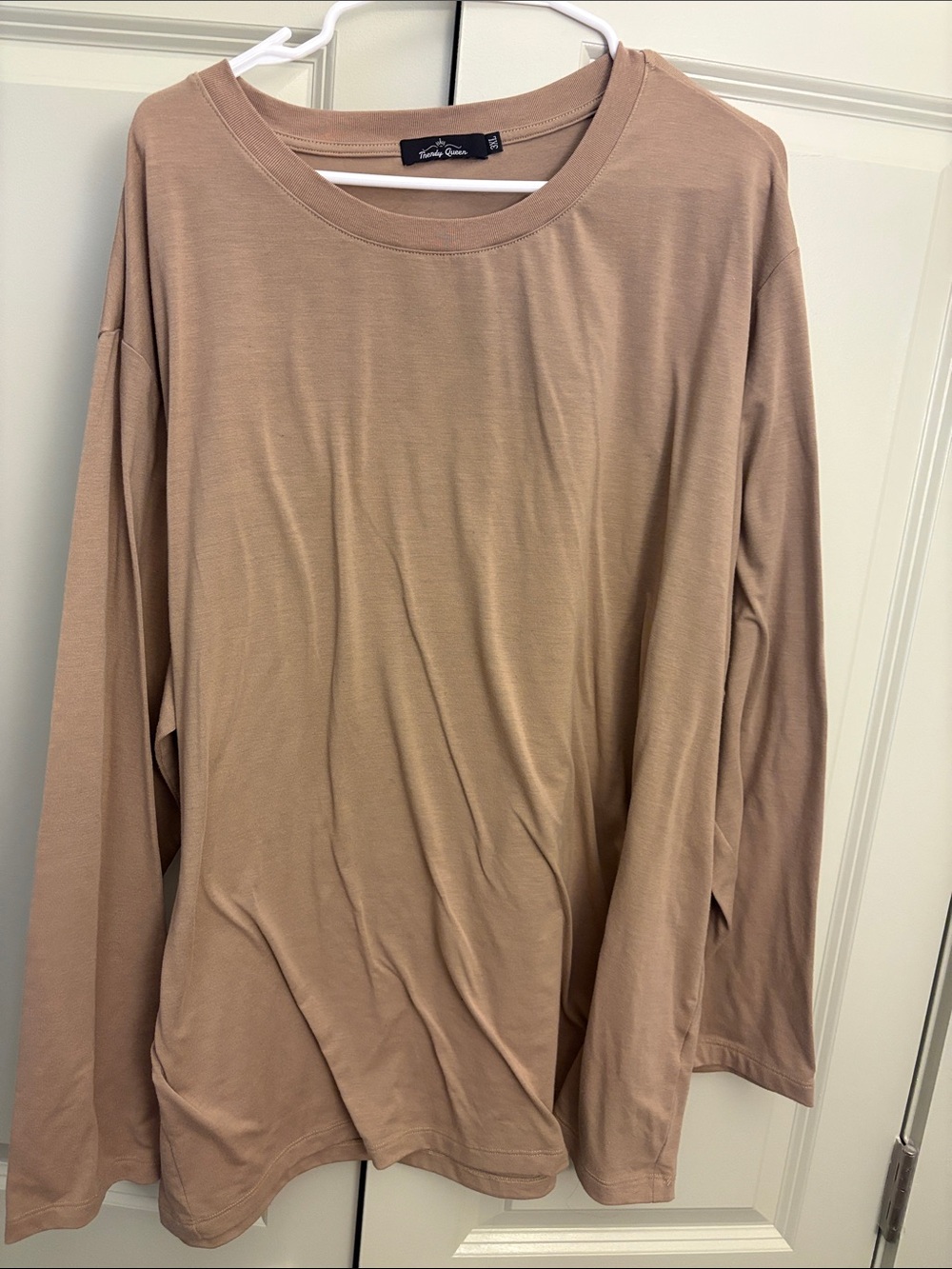 Tan Long Sleeve Tee - Unknown Brand